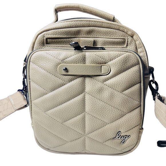 Lug Bags Skeeter Classic VL Convertible Crossbody Purse Tan - Picture 1 of 7